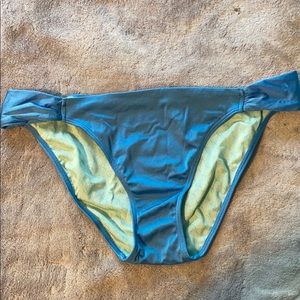 Victoria’s Secret blue shimmery swimsuit bottoms!